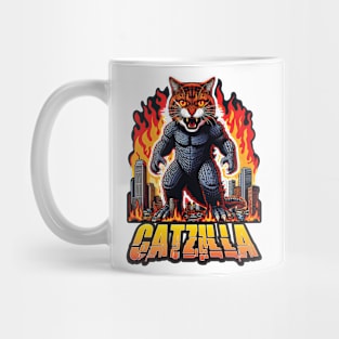 Catzilla S01 D42 Mug